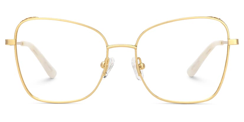 Negron Butterfly Gold Glasses