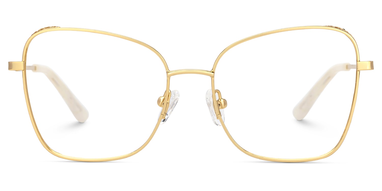 Negron Butterfly Gold Glasses