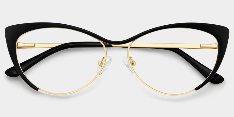 Ellen Black Cat eye Glasses