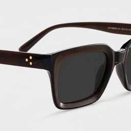 Marley Dark Brown Rectangle Glasses4