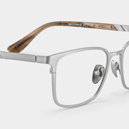 Aubrey Rectangle Silver Glasses5
