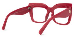 Alberta Cat Eye Red Glasses3