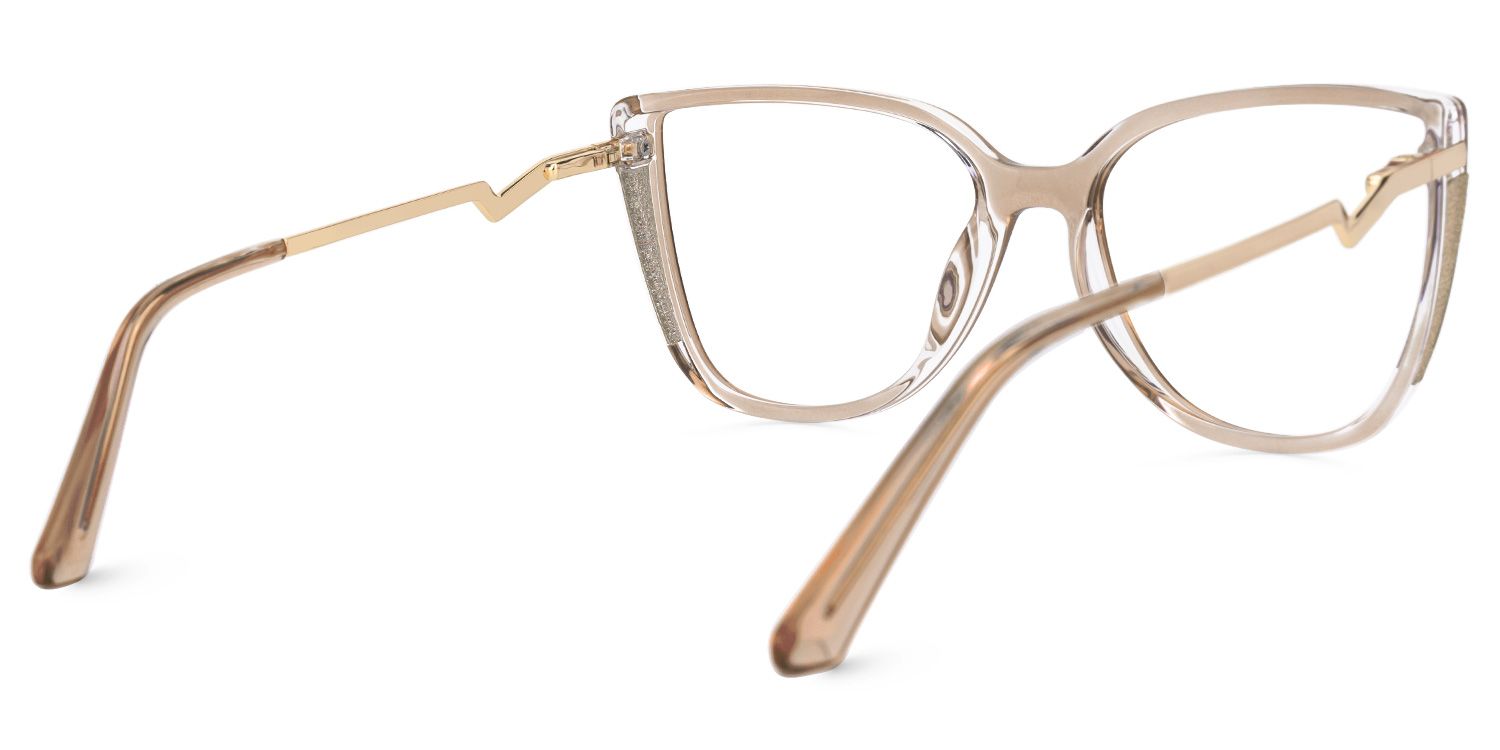 Spring hinges Celisa Eyeglasses, Celisa Two-Tone Glasses -Zeelool3