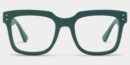 Liizbeett Square Green Glasses0
