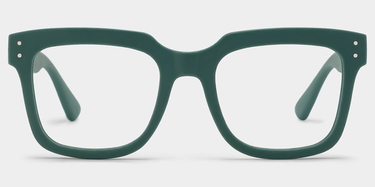 Liizbeett Square Green Glasses