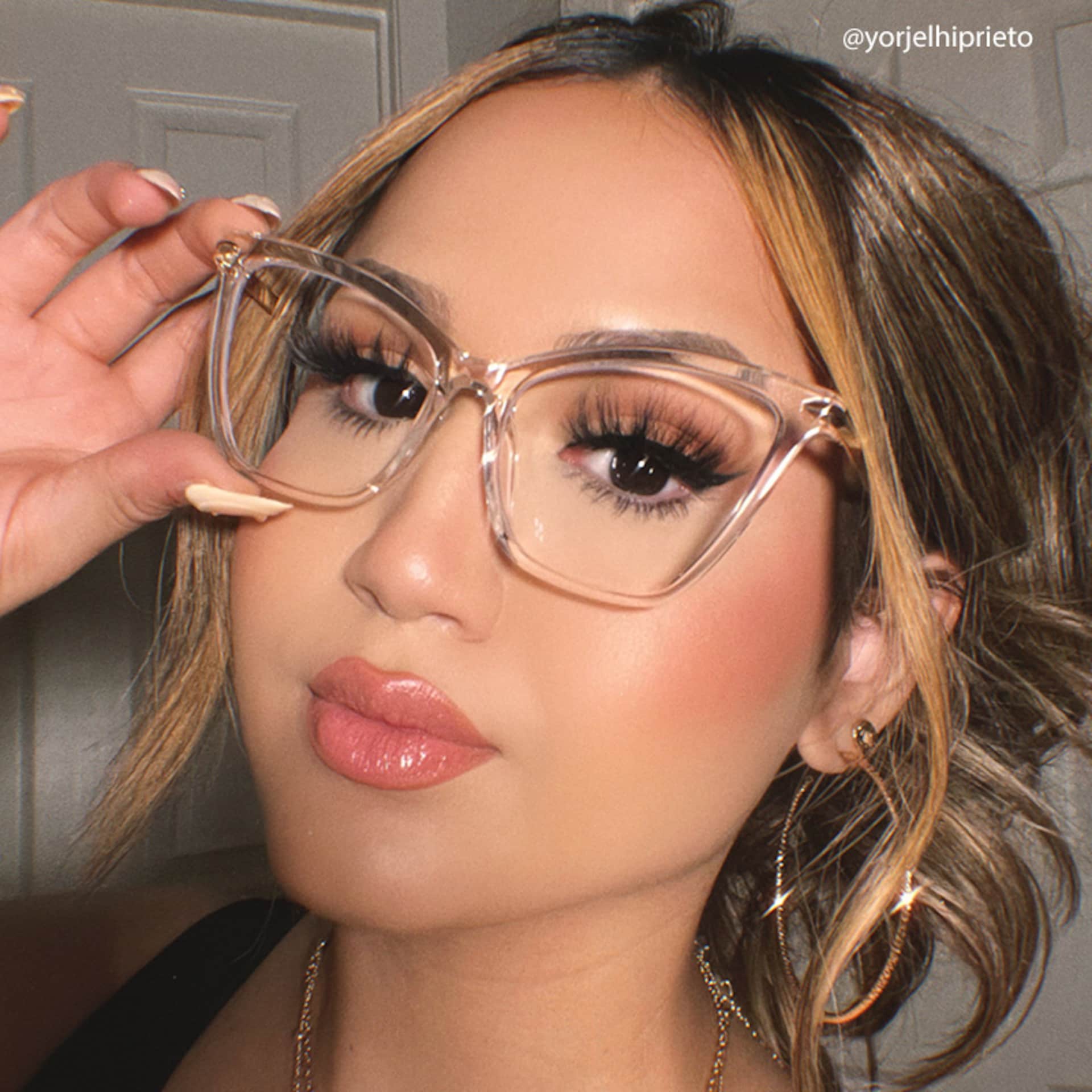 Hilary Butterfly Crystal Frame Glasses | Zeelool6