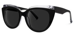 Lupita Cateye Black Sunglasses1