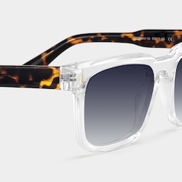 Connor Rectangle Clear Glasses4