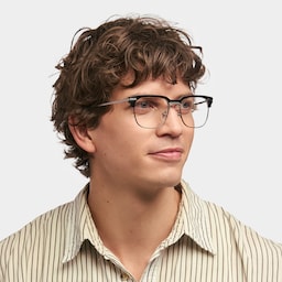 Boyde Browline Black Glasses1