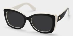 Rosie Black White Butterfly Glasses2