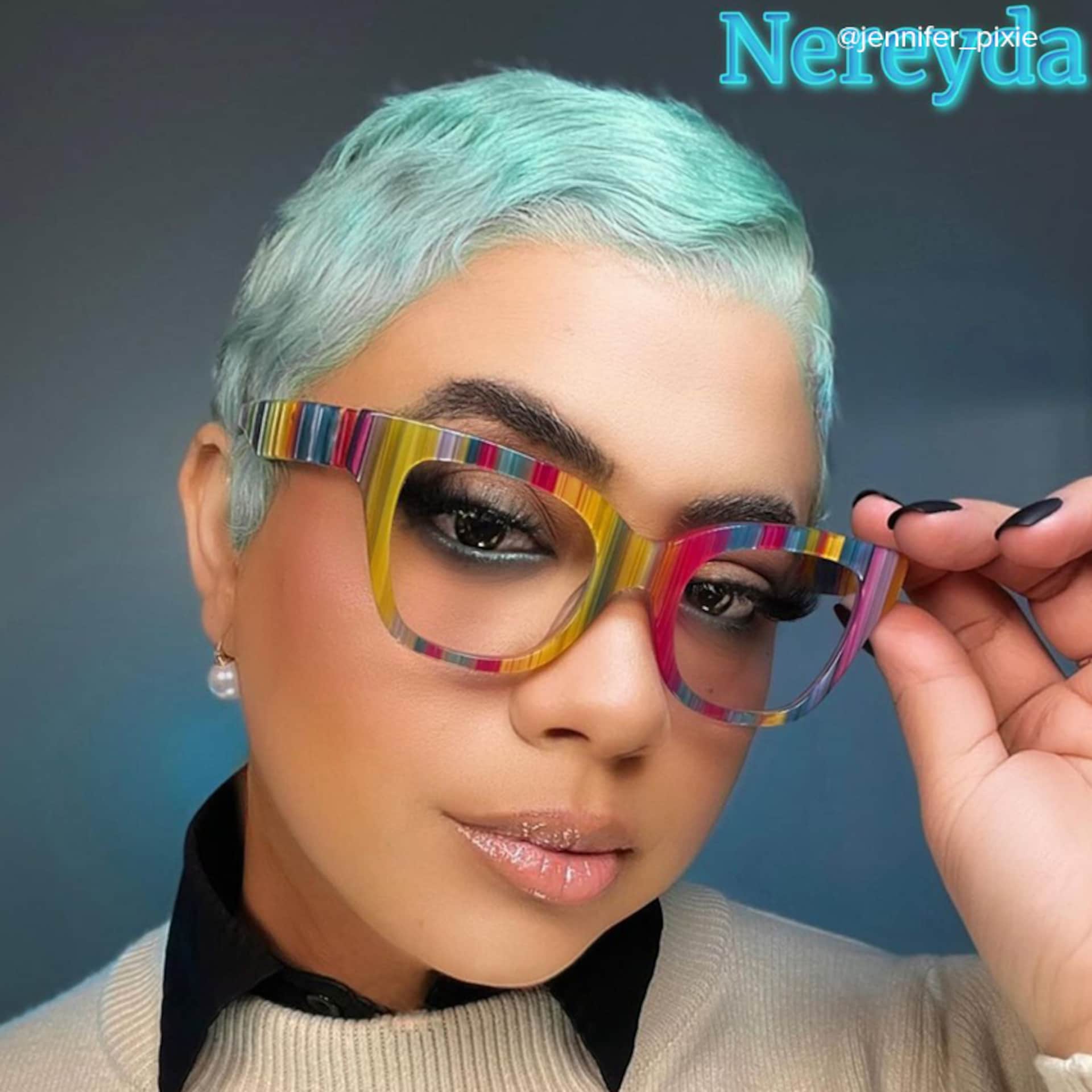 Nereyda Candy Color Eyeglasses Skittles | Zeelool4
