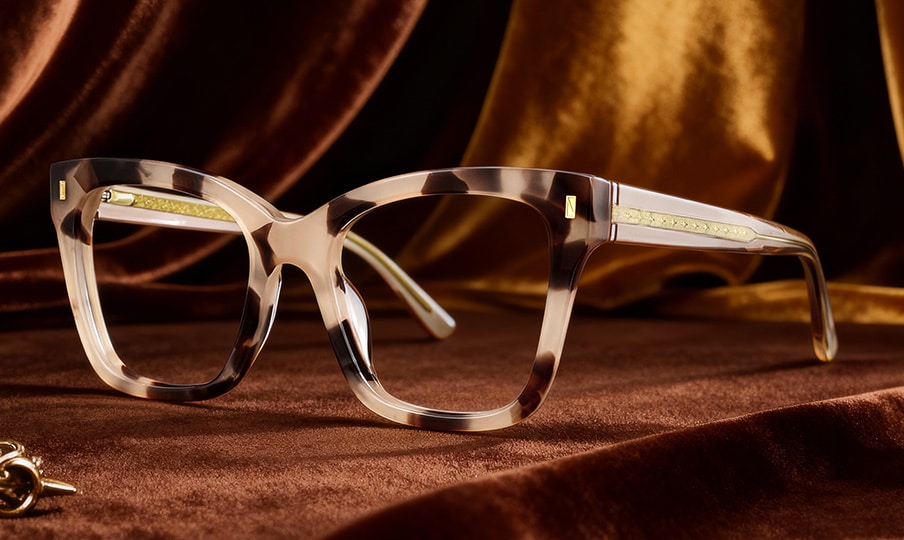 Square Tortoise Eyeglasses Rory Acetate Frame Glasses