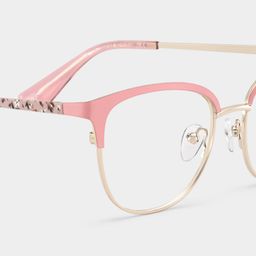 Lacey Browline Pink Glasses5