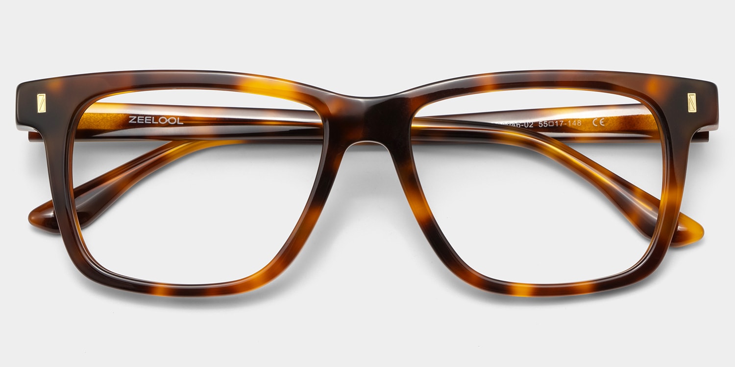 Travis Rectangle Tortoise Glasses2