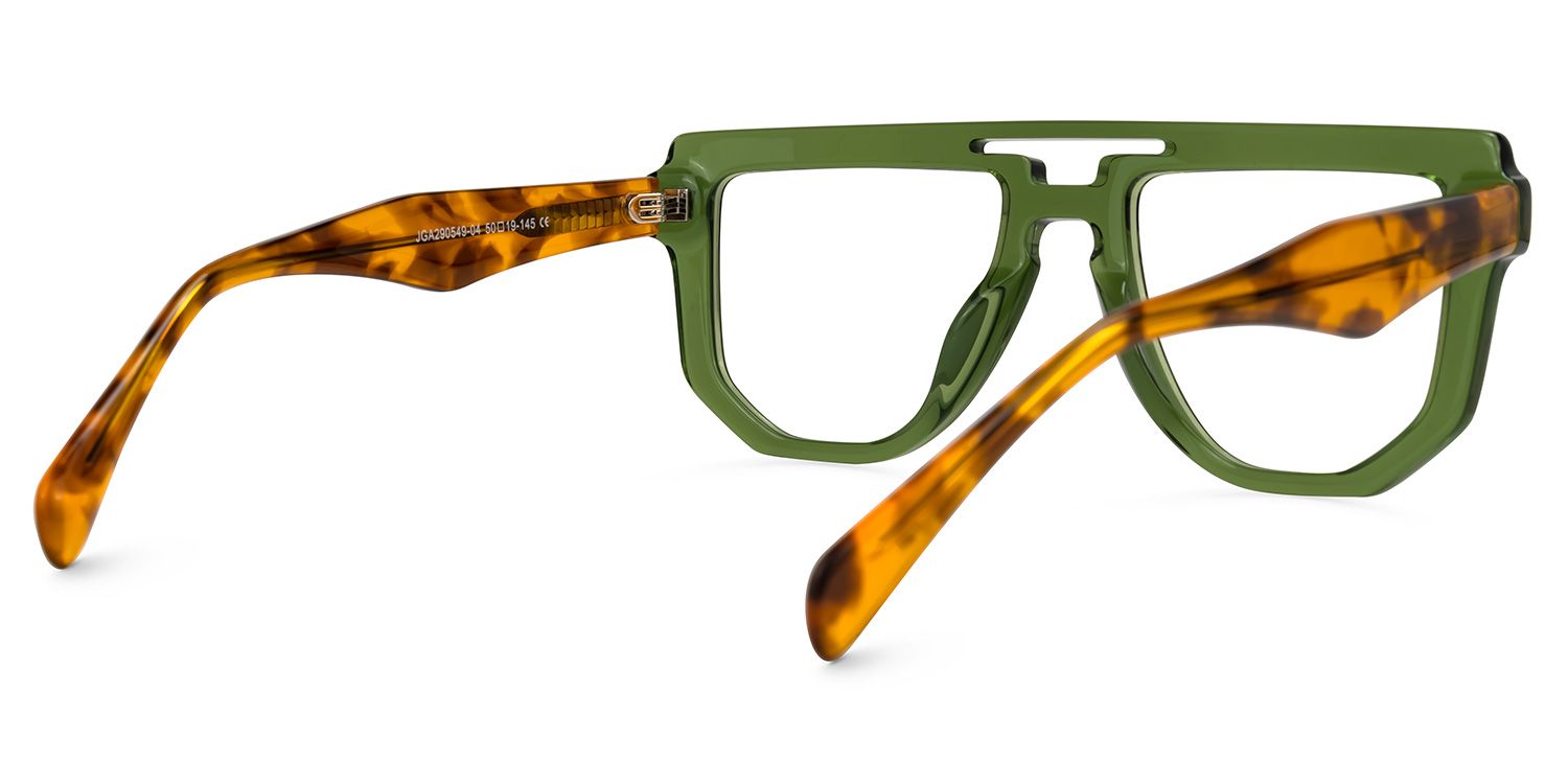 Aviator Montanez Green Glasses deals -Zeelool Glasses3