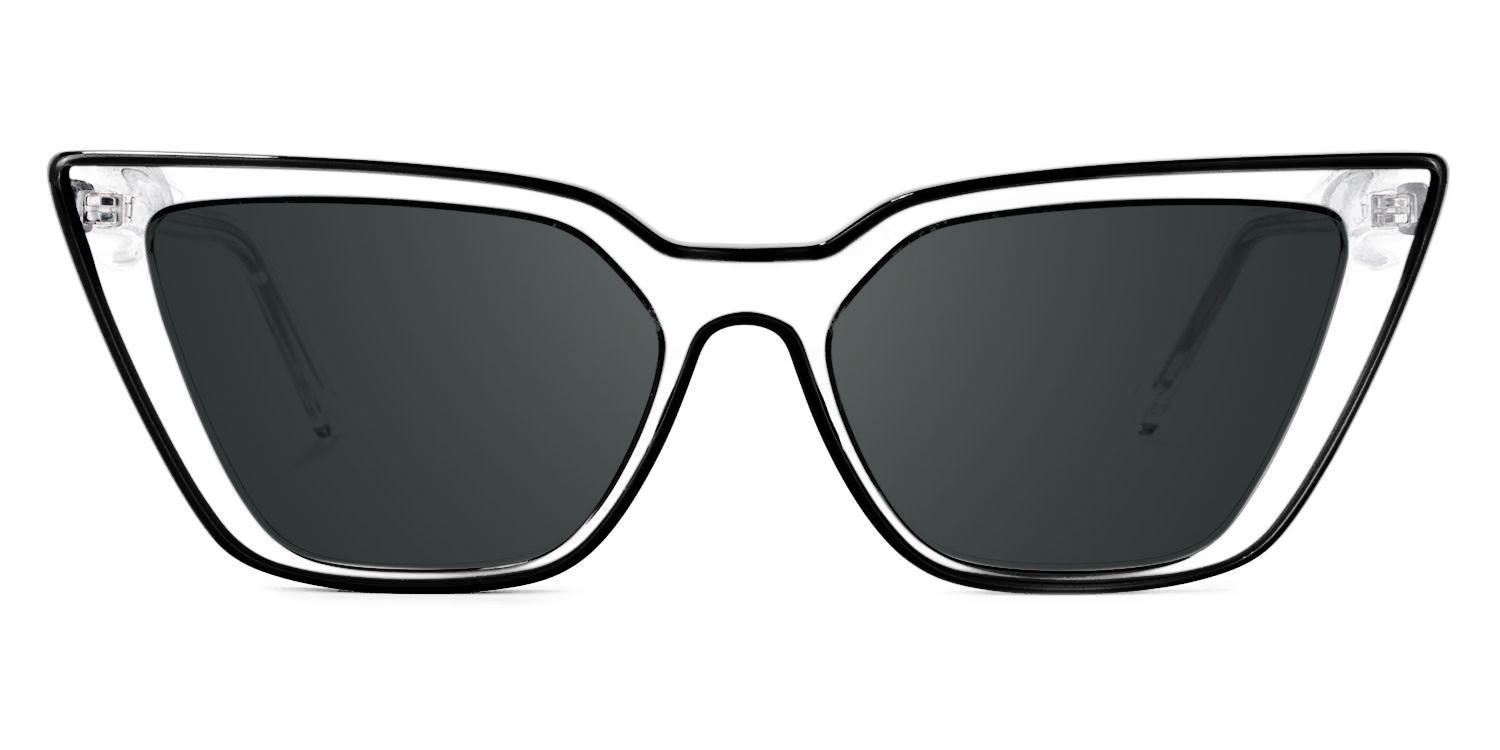 Yosef Cat Eye Style Black Frame Sunglasses | ZEELOOL0