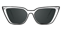 Yosef Black Cat eye Sunglasses0