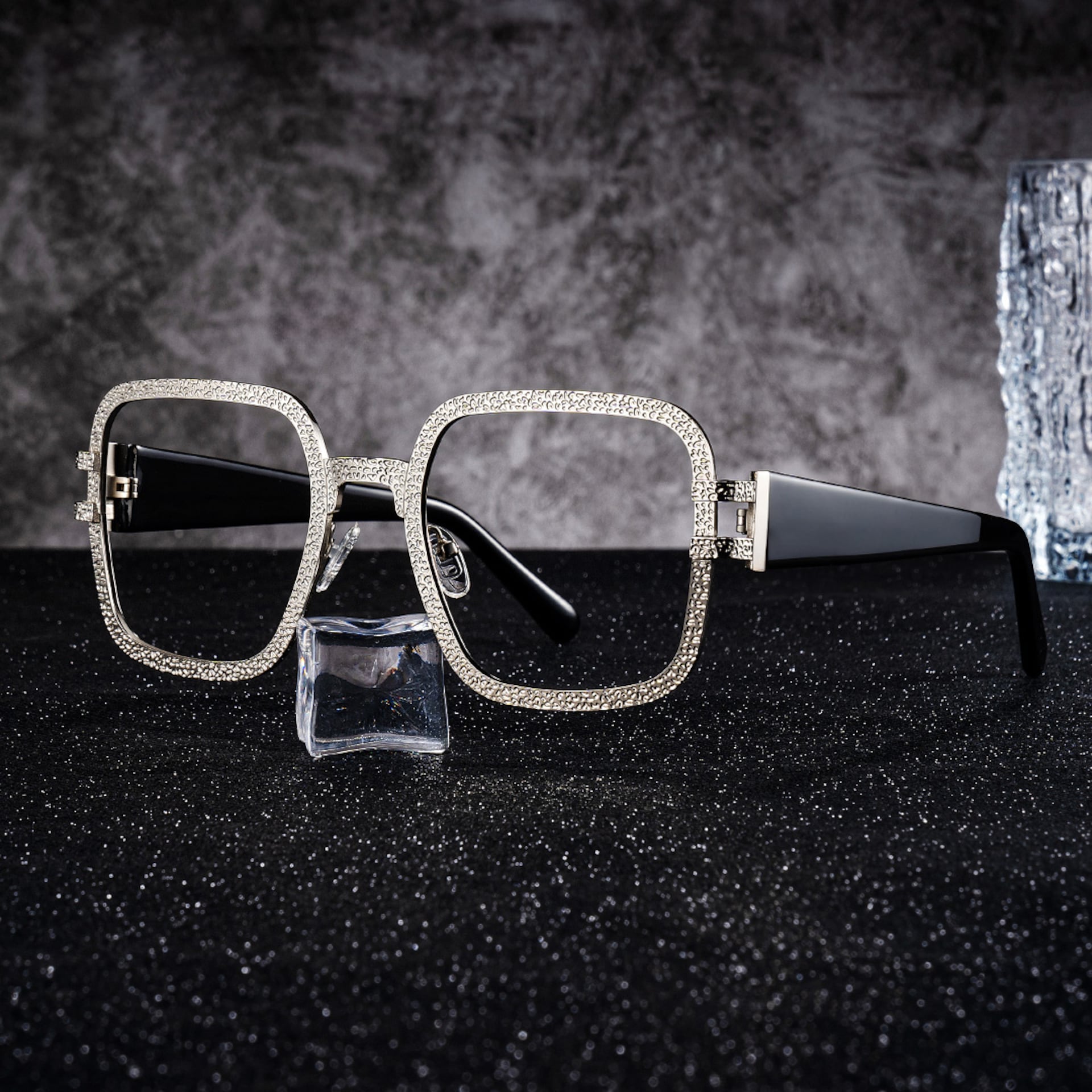 Vintage Metal Eyeglasses Frames0