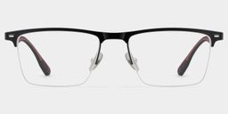 Brock Browline Black Glasses3
