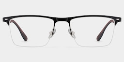 Brock Browline Black Glasses3