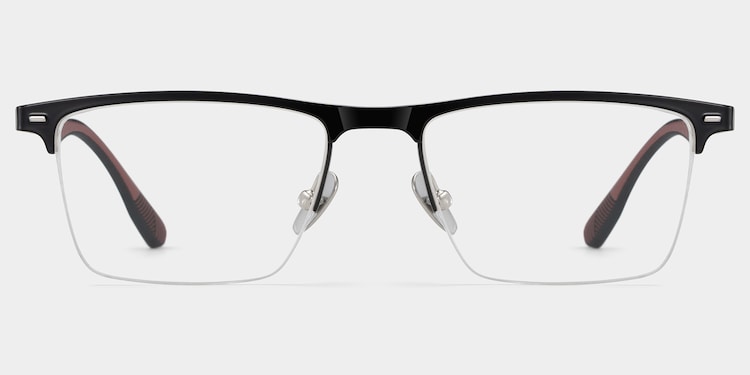 Brock Browline Black Glasses