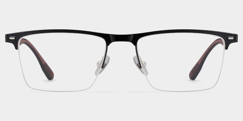 Brock Browline Black Glasses