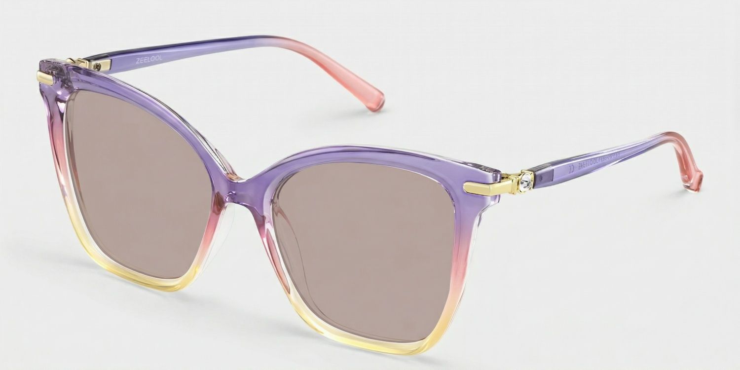 Lamar Multicolor Frame Glasses with Butterfly Frame Online | ZEELOOL2