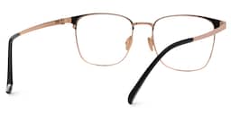 Boykai Browline Gold Glasses3