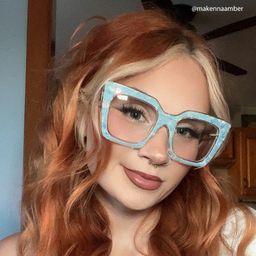 Cailey Square Clear Glasses6