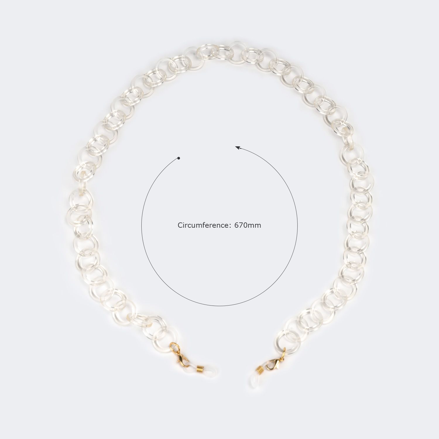 Premium White Ring Eyeglasses Chains2
