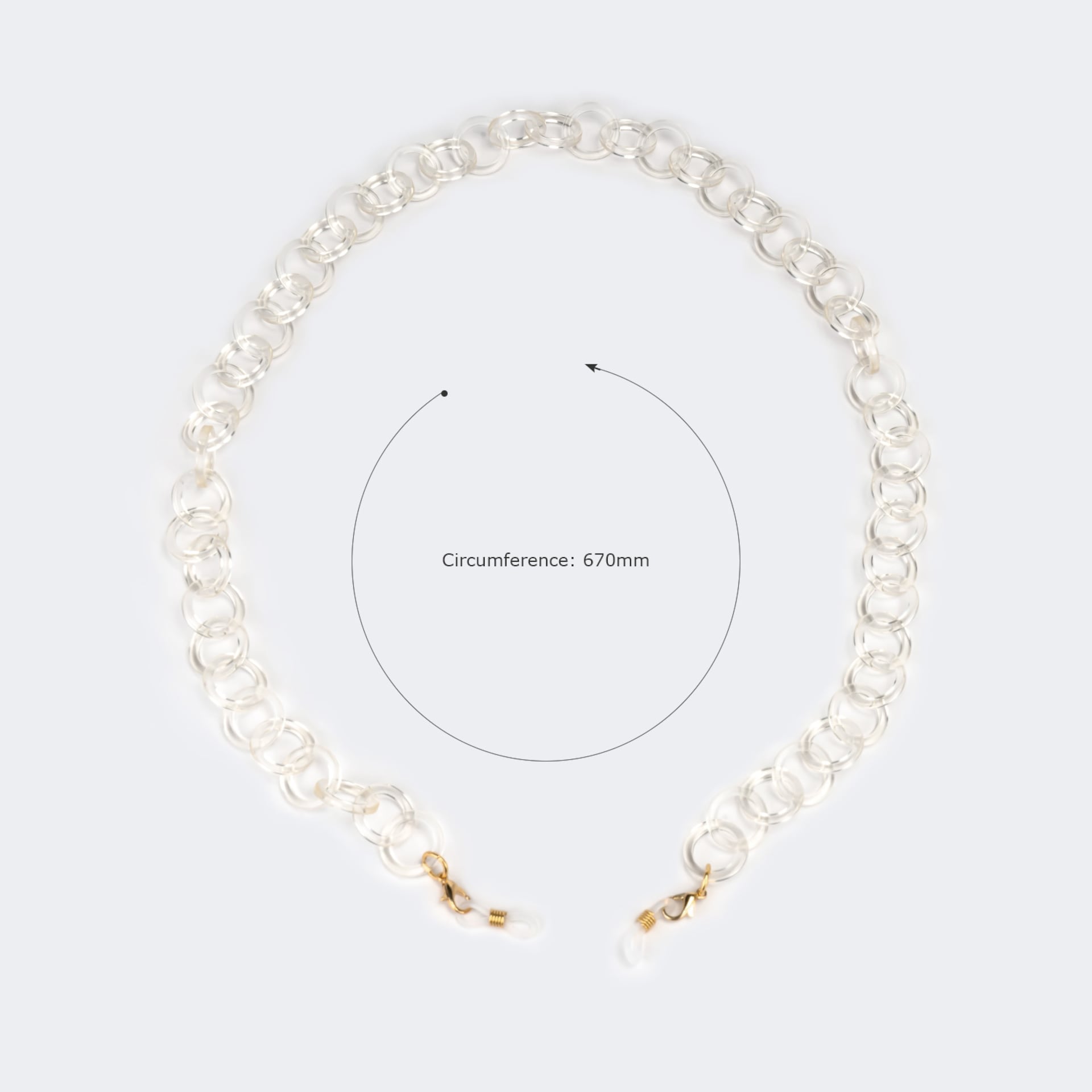 Premium White Ring Eyeglasses Chains2