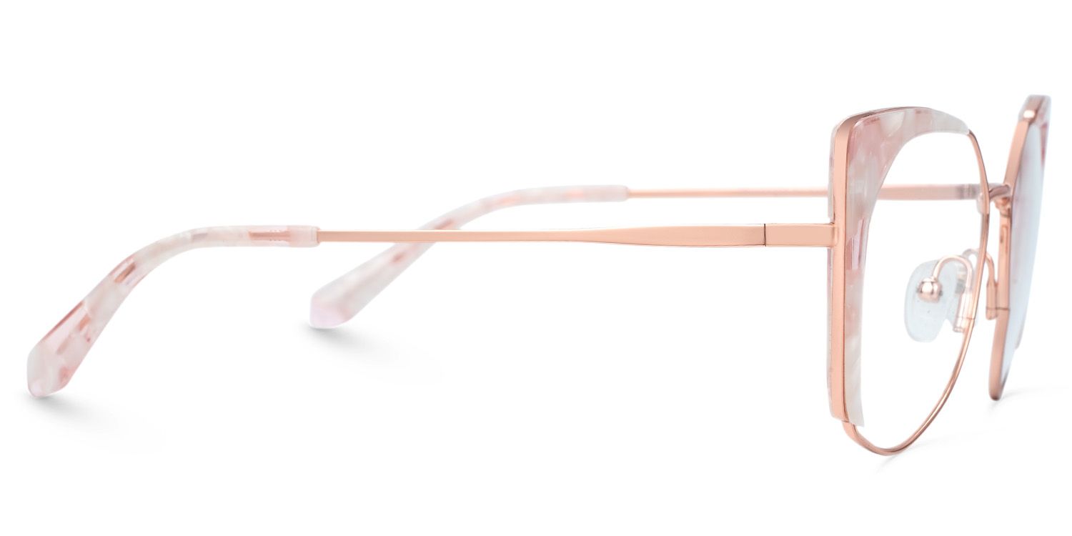 Ketty Pink Candlelight Cateye Prescription Glasses | Zeelool2