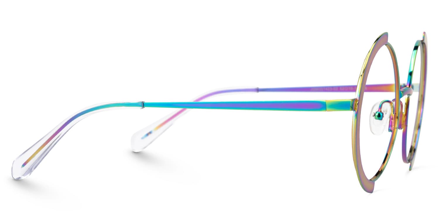 Crowe Round Iridescent Glasses2