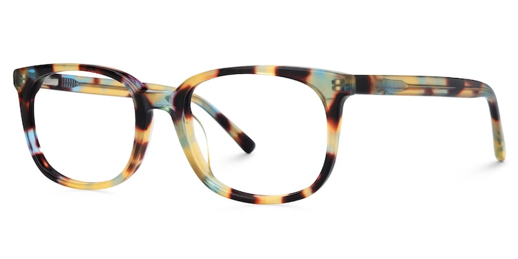 Angell Rectangle Tortoise Glasses