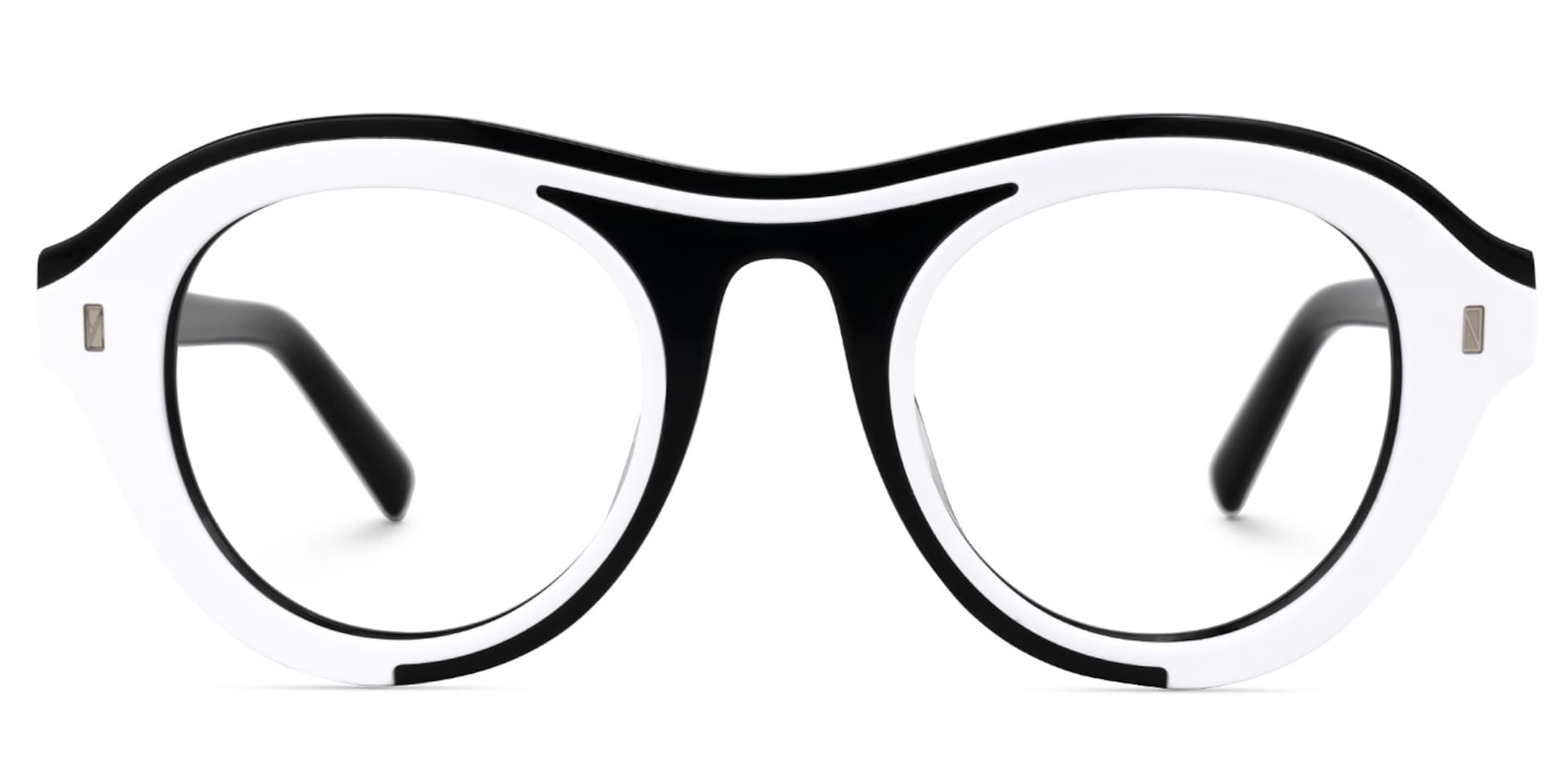 Round Milan White Glasses deals -Zeelool Glasses0