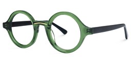 Netini Round Green Glasses1