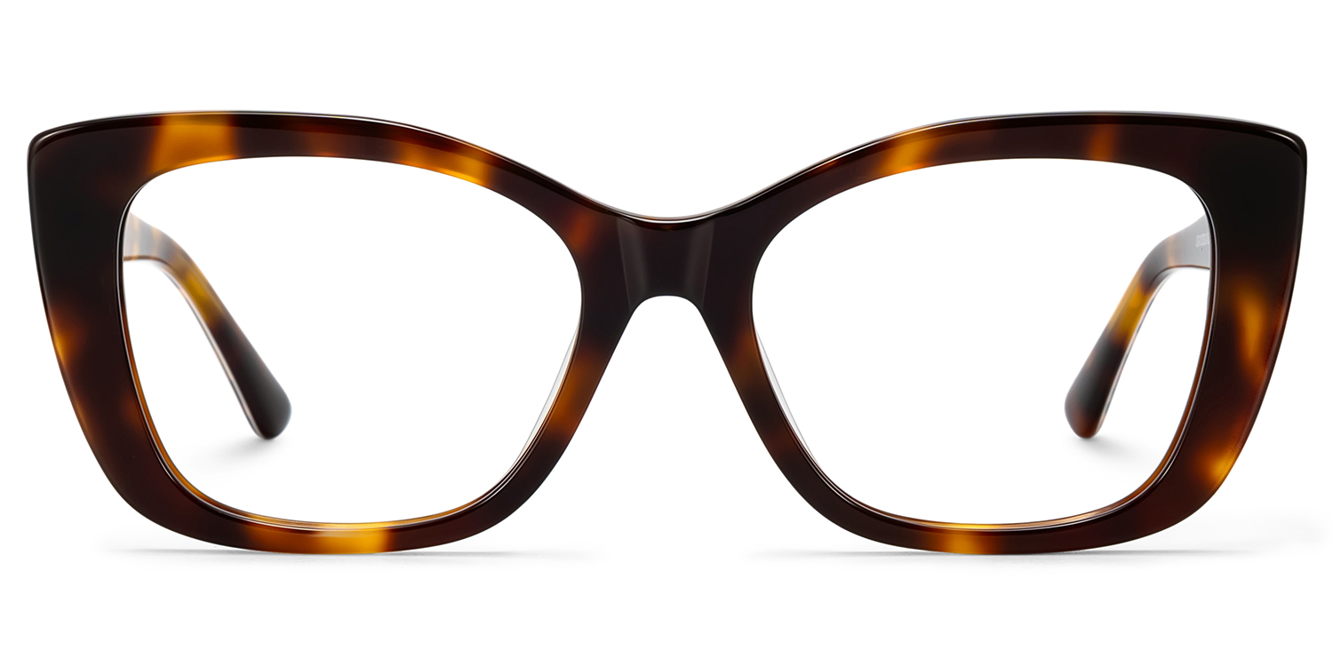 Thusitha① 7/3 Lillian Tortoise Cat-Eye Glasses | ZEELOOL