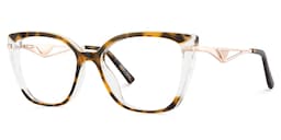 Margret Cateye Tortoise Glasses3