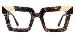 Suenila Square Tortoise Glasses0