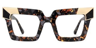 Suenila Square Tortoise Glasses0