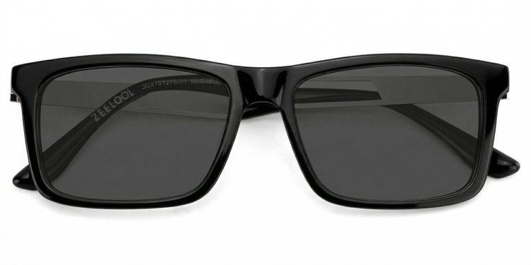 Osvaldo Rectangle Black Glasses