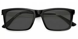 Osvaldo Black Rectangle Sunglasses1