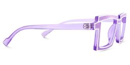 Zephyr Rectangle Lavender Glasses4