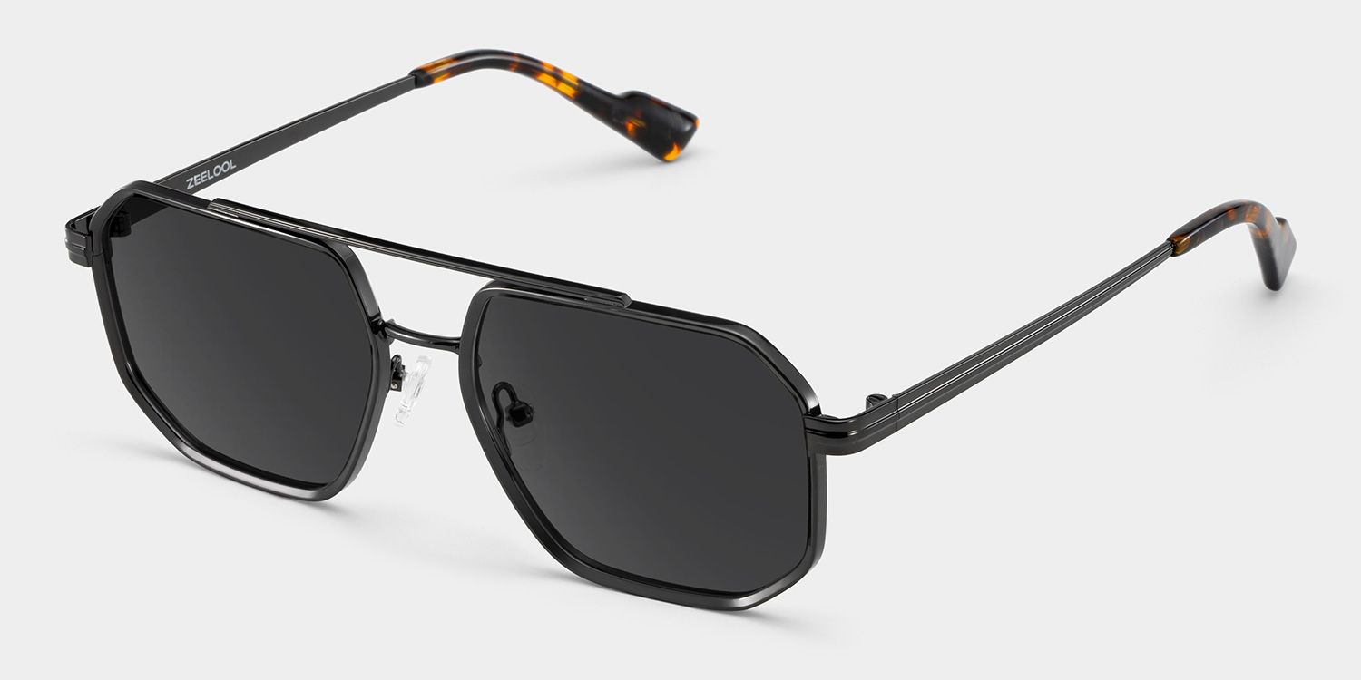 Autumn Aviator Style Gray Frame Sunglasses | ZEELOOL