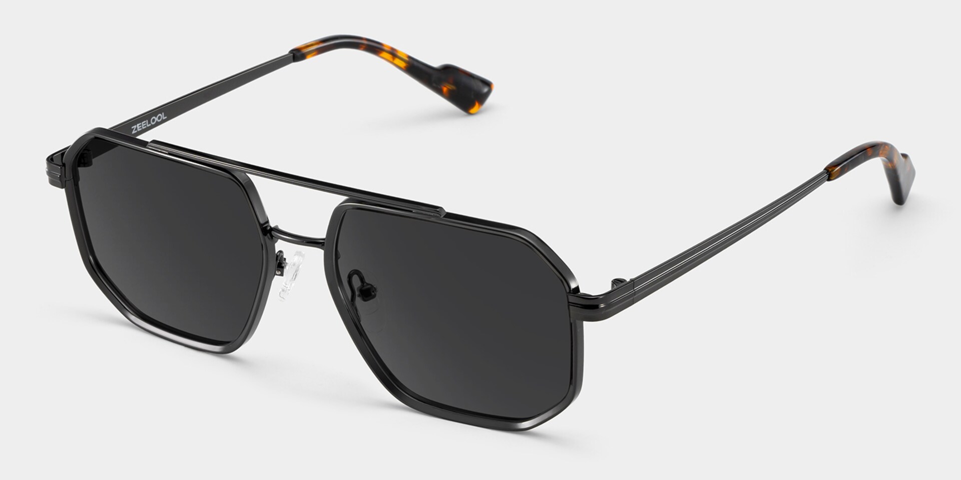 Autumn grey aviator glasses Online | ZEELOOL2