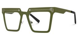 Candis Square Green Glasses1