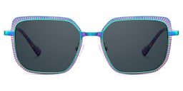Maverick Square Multicolor Sunglasses0