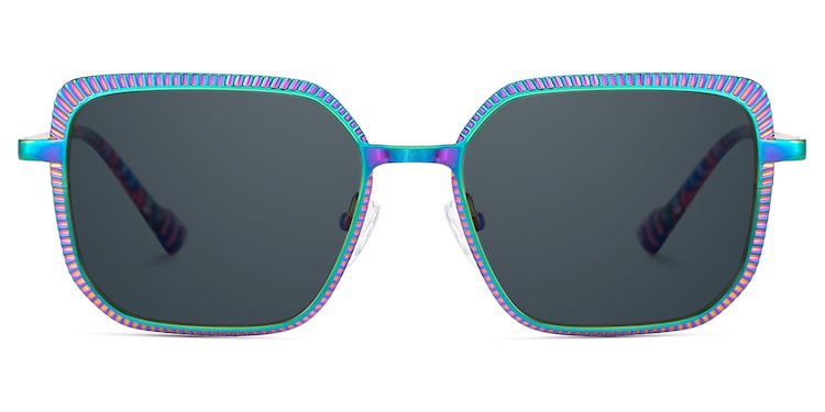 Maverick Square Multicolor Sunglasses