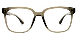 Oglesby Square Brown Green Glasses0