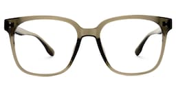 Oglesby Square Brown Green Glasses0